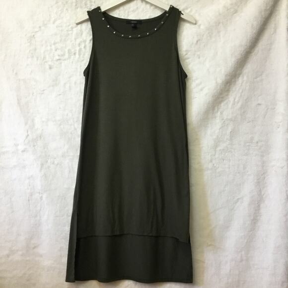 Forever 21 Green Sleeveless High-Low Dress - Picture 2 of 8